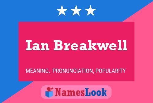 Pôster do nome Ian Breakwell