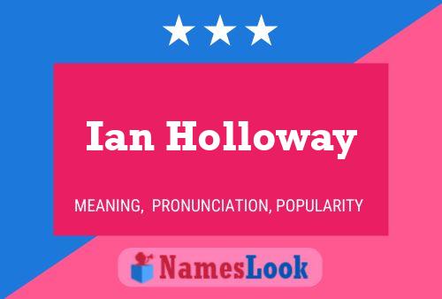 Pôster do nome Ian Holloway