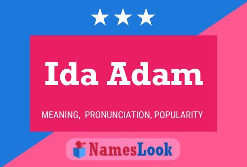 Pôster do nome Ida Adam