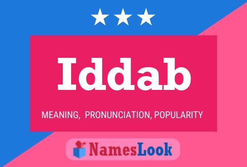 Pôster do nome Iddab