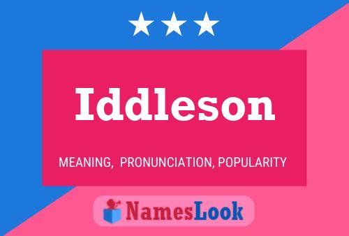 Pôster do nome Iddleson