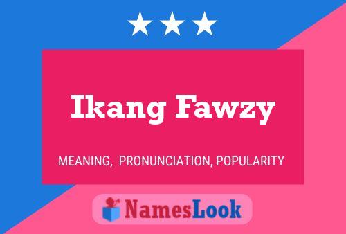 Pôster do nome Ikang Fawzy