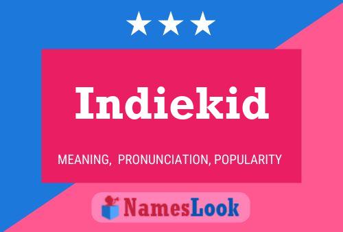 Pôster do nome Indiekid