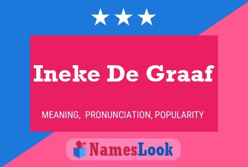 Pôster do nome Ineke De Graaf