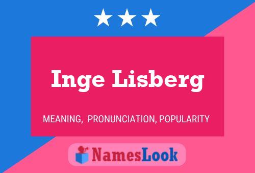 Pôster do nome Inge Lisberg