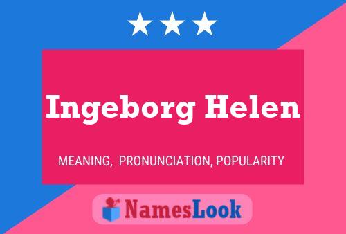 Pôster do nome Ingeborg Helen