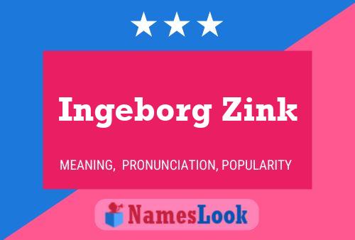 Pôster do nome Ingeborg Zink