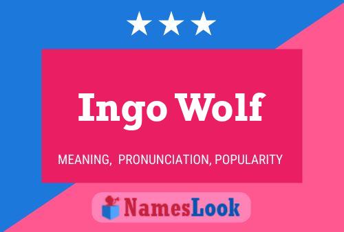 Pôster do nome Ingo Wolf