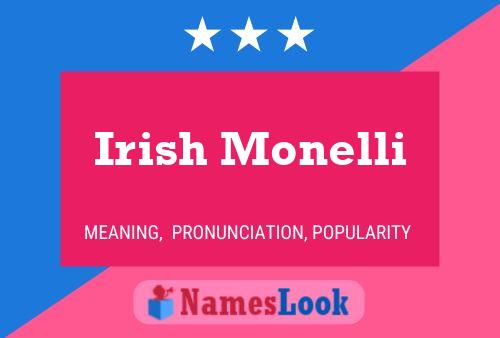 Pôster do nome Irish Monelli