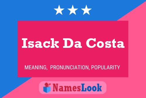 Pôster do nome Isack Da Costa