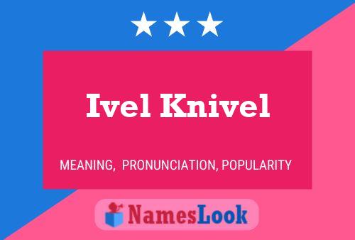 Pôster do nome Ivel Knivel