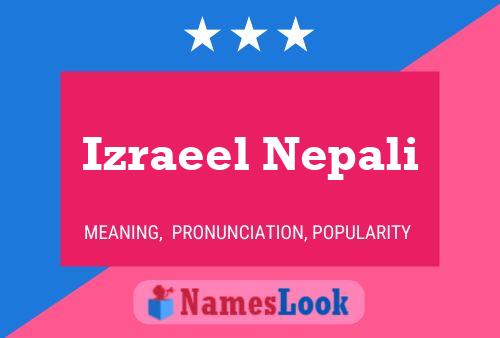 Pôster do nome Izraeel Nepali