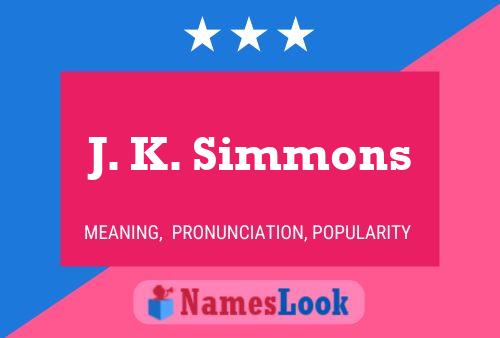 Pôster do nome J. K. Simmons