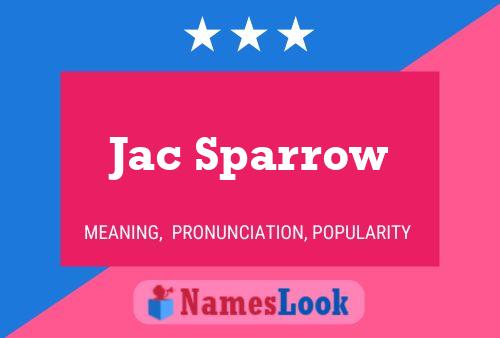 Pôster do nome Jac Sparrow