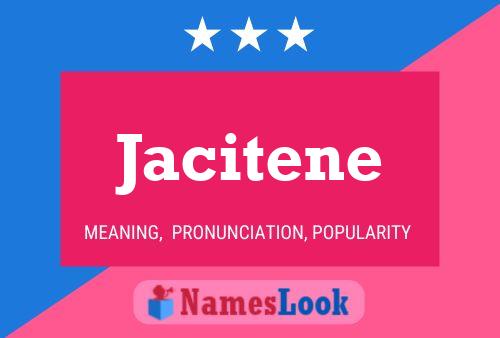 Pôster do nome Jacitene