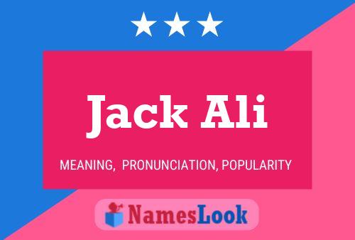 Pôster do nome Jack Ali