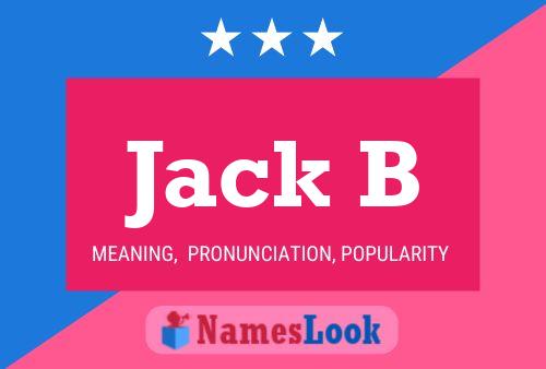 Pôster do nome Jack B