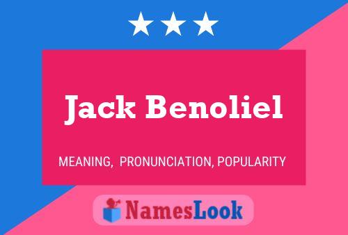 Pôster do nome Jack Benoliel