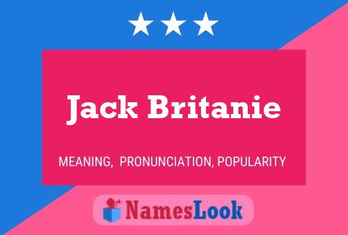 Pôster do nome Jack Britanie