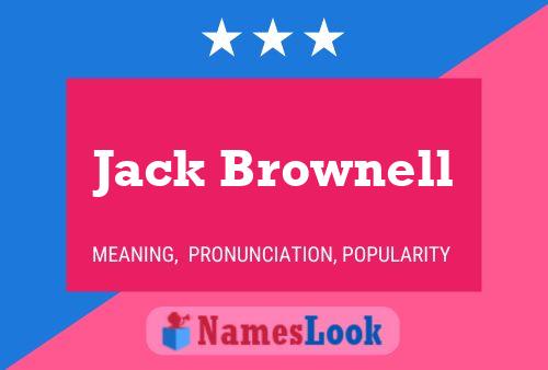 Pôster do nome Jack Brownell