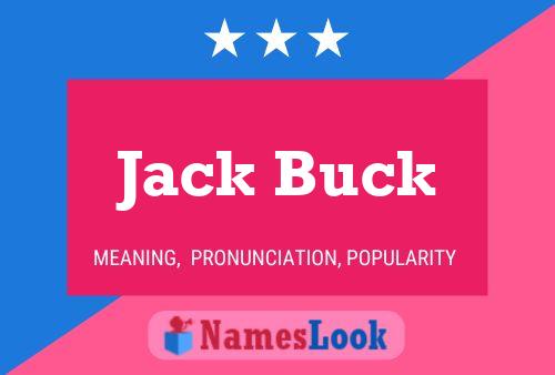 Pôster do nome Jack Buck