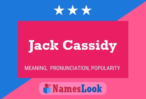 Pôster do nome Jack Cassidy