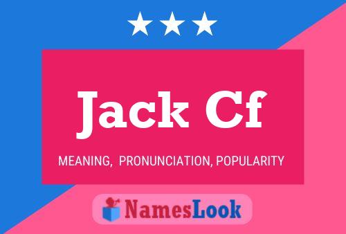 Pôster do nome Jack Cf