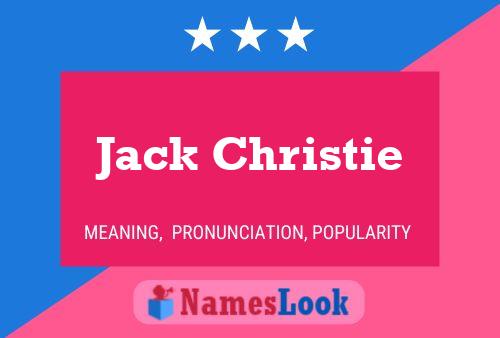 Pôster do nome Jack Christie