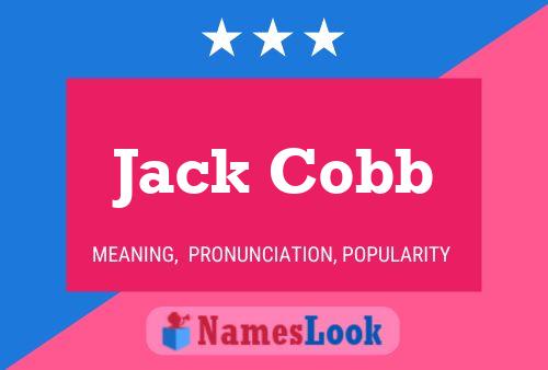 Pôster do nome Jack Cobb