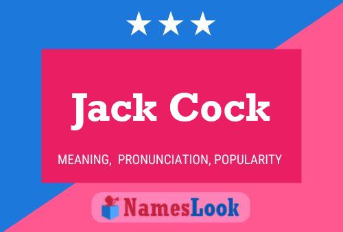 Pôster do nome Jack Cock