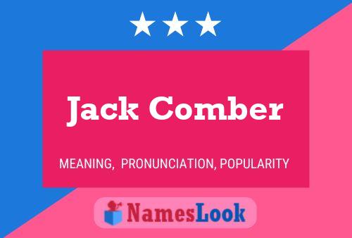 Pôster do nome Jack Comber