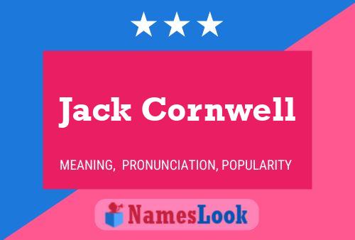 Pôster do nome Jack Cornwell