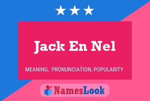 Pôster do nome Jack En Nel