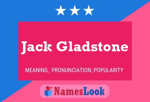 Pôster do nome Jack Gladstone