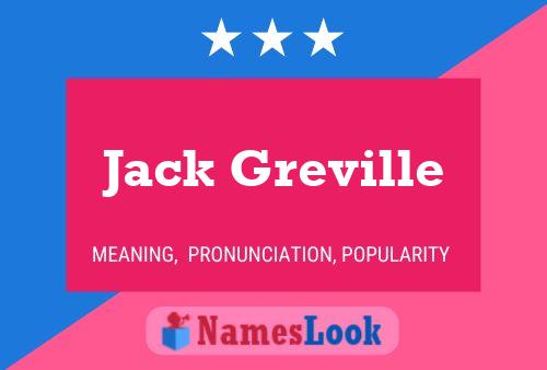 Pôster do nome Jack Greville