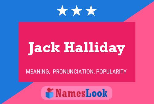 Pôster do nome Jack Halliday