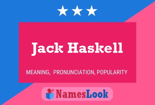 Pôster do nome Jack Haskell