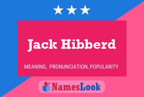 Pôster do nome Jack Hibberd