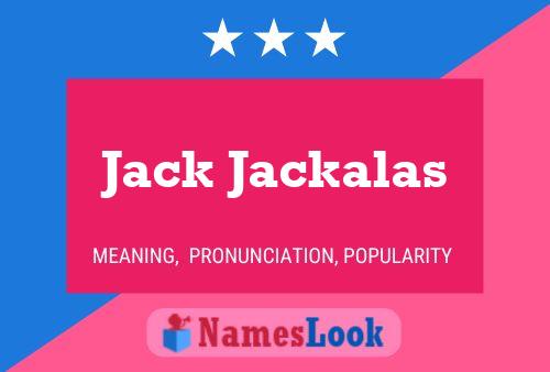 Pôster do nome Jack Jackalas