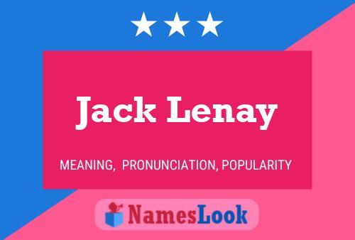 Pôster do nome Jack Lenay