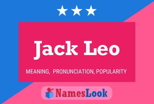 Pôster do nome Jack Leo