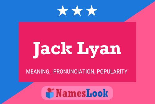 Pôster do nome Jack Lyan