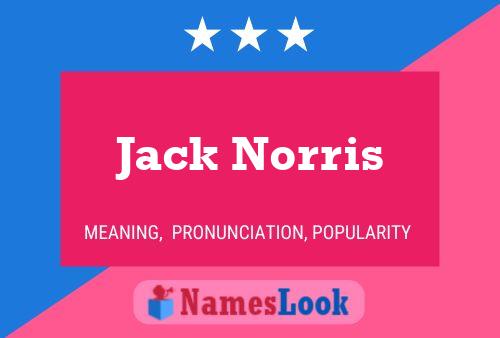 Pôster do nome Jack Norris