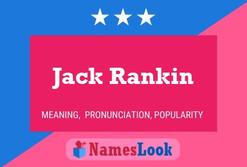 Pôster do nome Jack Rankin