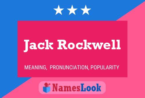 Pôster do nome Jack Rockwell