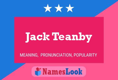 Pôster do nome Jack Teanby