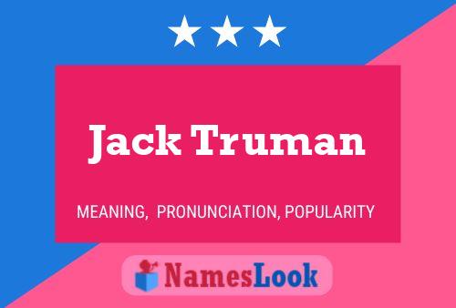 Pôster do nome Jack Truman