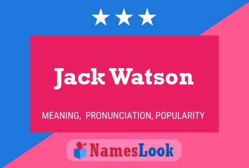 Pôster do nome Jack Watson