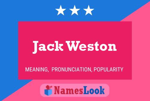 Pôster do nome Jack Weston