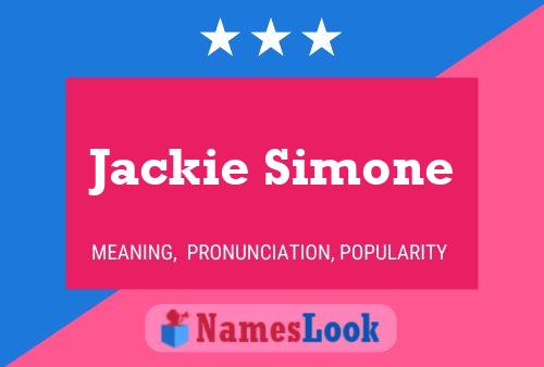 Pôster do nome Jackie Simone